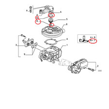 KIT CORPO FARFALLATO FIAT BRAVO - UNO - LANCIA Y10 ORIGINALE 9945030