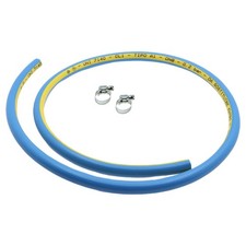 TUBO GAS GPL BLU D.8X13MM A METRO X BOMBOLA CUCINA BARBECUE INCLUSE 2 FASCETTE