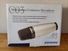MICROFONO. SAMSON AUDIO. MULTI PATTERN CONDENSER MICROPHONE. C03. 