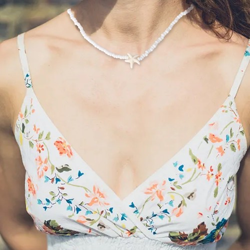 Collana perle fatte - collana, di