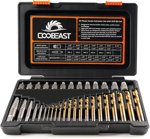 Set estrattori tornillos 35 - set, di