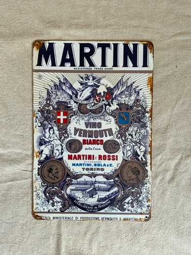 Insegna metallo martini - in,