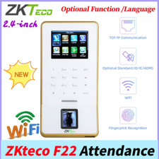 ZKTeco F22 WiFi ID/IC/ADMS impronte digitali biometriche tempo frequenza opzione lingua