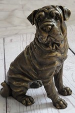 Scultura statuina metallo