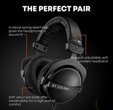 BEYERDYNAMIC DT-770 PRO (32 OHM) cuffia dinamica chiusa professionale da studio