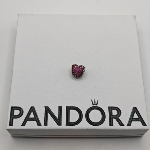 Charm pandora rosso rosa caldo - pandora,