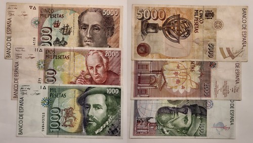 Spagna lotto banconote - spagna,