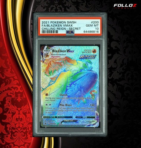 Carta pokemon blaziken vmax - pokemon,