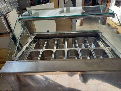 Vetrina gelato commerciale - vetrina,