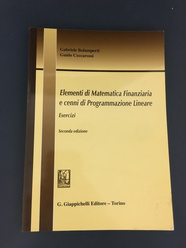 Libro elementi matematica - elementi,