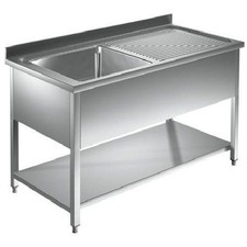 Lavello 160x70x85 acciaio inox