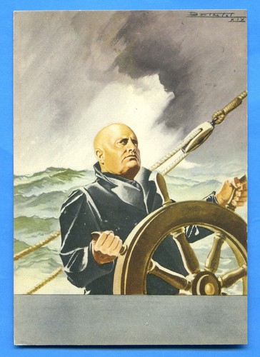 Cartolina duce mussolini - cartolina, il