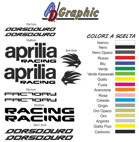 Kit adesivi stickers decoro - kit,