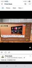 LG 43" UA75 4K LED Smart TV AI
