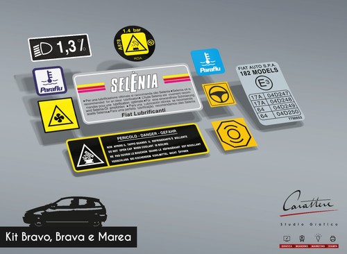 Kit adesivi fiat bravo - adesivi,