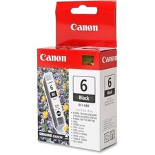CANON BCI-6BK PIXMA IP4000-5000-6000-8500-MP750-780-NERO INKJET ORIGINALE 