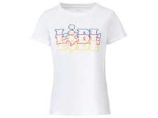 T-shirt Lidl Blanc Tee Logos