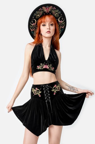 Minigonna gotica restyle - minigonna,