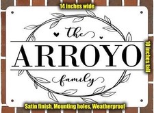 Arroyo Family Targa Decorativa