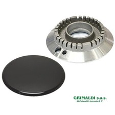 KIT PIATTELLO SPARTIFIAMMA E BRUCIATORE RAPIDO PER PIANO COTTURA SMEG