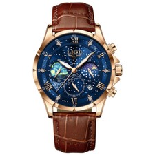 LIGE Orologi Uomo Top Brand