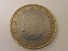 MONETA DA 1 EURO RE ALBERTO BELGIO 2002