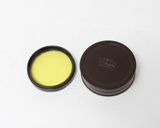 Filtro Zeiss Ikon giallo Ø37 mm con scatola in bachelite n.583