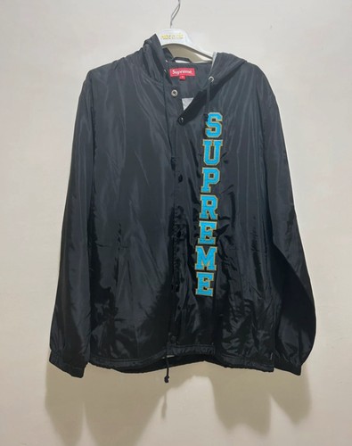 Supreme vertical logo - vertical, hooded