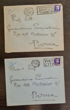 1942-43_Coppia di buste viaggiate con cent.50 Imperiale