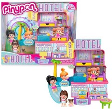 Pinypon Hotel 5 Stelle Playset Hotel con 2 Personaggi e accessori inclusi - Famo