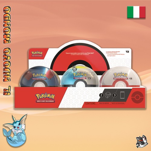 Pokemon tin pokeball ottobre - tin,