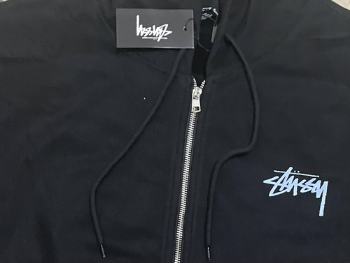 Felpa con zip stussy - zip,