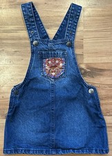 Abito corto tuta jeans bambina
