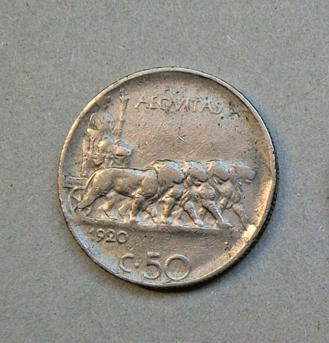 1920 rigato centesimi - 1920,