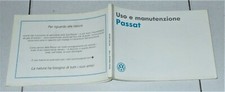 VOLKSWAGEN PASSAT Libretto uso manutenzione 1990 ITALIANO Manuale