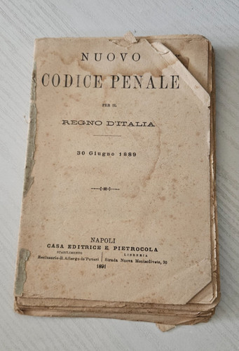 Opuscolo nuovo codice penale - opuscolo,