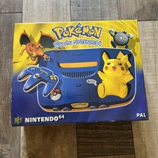 nintendo 64 console pal Pikachu Edition