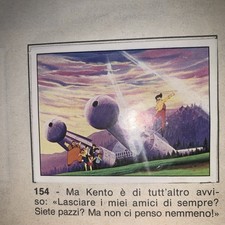 FIGURINA N.154  DALTANIOUS  ALBUM PANINI 1981 ORIGINALE OTTIMA DA RECUPERO