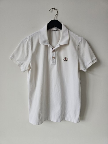 Moncler white logo patch - white,