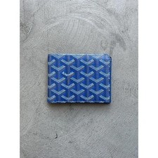 Mens Navy Blue Goyard Wallet|