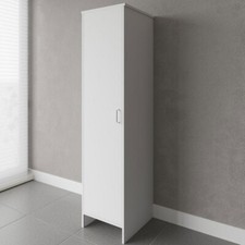 Armadio multiuso lavanderia Armadietto colonna portascope resina H182x49x46 cm