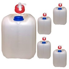 5 Contenitori 10 Litri HDPE