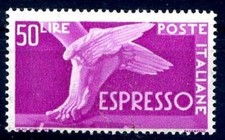 1955 -  ESPRESSI  50  LIRE    NUOVO  ** MNH