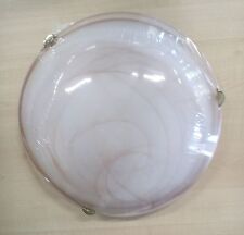 PLAFONIERA LAMPADA TONDA 40 CM DIAMETRO VETRO SFUMATURE SUL BORDEAUX 2 E27