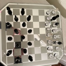 Scacchiera in vetro cristallo