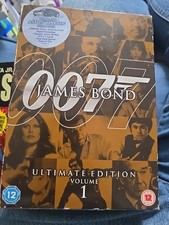 James Bond 007 Ultimate Edition Volume 1 DVD Box Set 5 Film Set 2 Disks Per Film