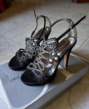 Scarpe eleganti, sandalo con tacco, DIVE & Co., colore nero, numero 36