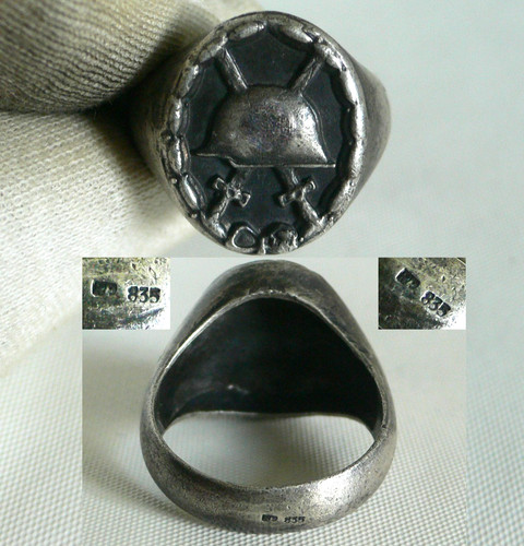 Anello tedesco ww2 - anello,
