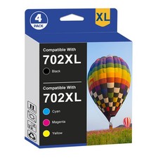 4pk 702XL T702 XL Ink