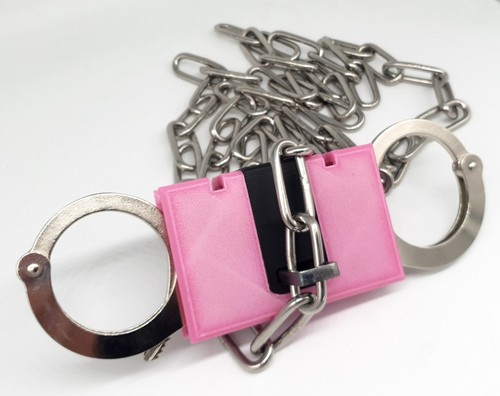 Pink high security handcuffs - pink,